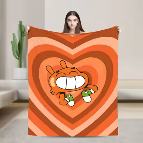 The Amazing World Of Gumballs Blankets Quality Soft Warm Throw Blanket Winter Girls Boys Outdoor Gra