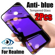Anti Blue Light Tempered Glass For Realme 16 15 14 13 12 11 10 5 6 7 8 9 Pro 6i 7i 8i 9i C11 C12 C15