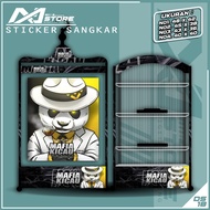 Mafia Chirping Box Bird Cage Sticker Can CUSTOM Your Own Picture