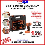 Black and Decker BDCD8K 7.2V Cordless Drill Driver