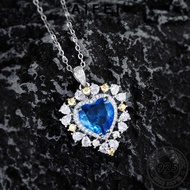 AIFEI JEWELRY Original Silver Korean Creativity Accessories Pendant Rantai Sapphire Leher Necklace Perak 純銀項鏈 Women Sterling Perempuan For 925 Chain N1116