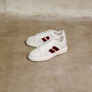 Sepatu BALLY MELY STRIPE RED WHITE SNEAKER 100% ORIGINAL