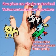 Custom keychain acrylic Custom Acrylic Keychain Standee Keyring Badges Pin acrylic keychain customiz