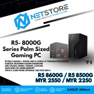 NETSTORE PALM SIZED MINI GAMING PC - RYZEN 5 8600G , 8500G , 16GB RAM DDR5 , 1TB NVME GEN 4, WIFI BT