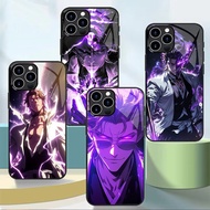 Sosuke Aizen Bleach 01 Glass Phone Case For Iphone 11 12 Mini 13 14 Plus 15 16 Pro Max Cover