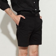 TWENTYSECOND กางเกงขาสั้น ซิปซ่อน รุ่น Mel Chino Shorts - ดำ / Black