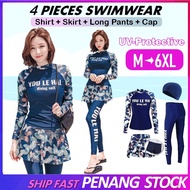 #88 LOCAL READY STOCK Swimwear Plus Size Muslimah Swimming Suit Muslimah Swimwear Baju Renang Muslimah Baju Mandi Muslim