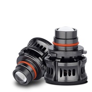 หลอดไฟหน้าเลเซอร์ H7 9006สำหรับรถยนต์ไฟเลนส์ไฟหน้า LED อัตโนมัติไฟตัดหมอกดัดแปลงรถยนต์ Healight H11