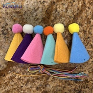 [vsrhkq] 6 Pack Mini Pet Party Hats Cone Hats Cute Multicolor Costume Accessories for Dolls Animals