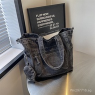 Large Capacity ins Single Shoulder Handbag Lazy Style Tutoring Bag Travel Bag Original Student Washa