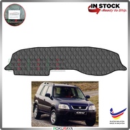 [BLACK LINE] Honda CRV CR-V RD1 RD2 RD3 1998-2001 RR Dashboard Cover Leather PU PVC Black Car Access