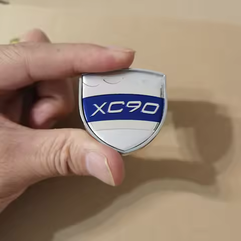 1pcs XC90 Badge Emblem Sticker Metal Rear Sticker For Volvo S90 V90 XC60 S60 XC90 S40 XC40 S80 S40 V