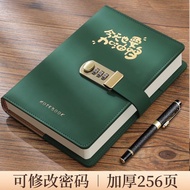 2025 New Product Password notebook with lock diary simple Password lock notebook Notepad Thickened P
