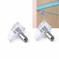 1 PCS Plastic Transparent Shelf Support Pegs for Cabinet Wardrobe Cupboard Studs Pegs Glass Plate Support Bracket Steel Pin