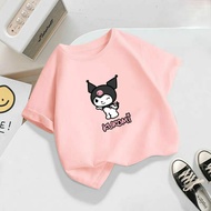 KUROMI Unisex Children's T-shirts 2-16 Years Girls' Clothes KUROMI Boys' T-shirts t shirt budak pere