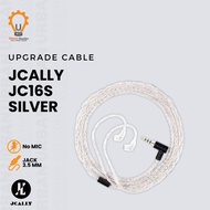 JCALLY JC16S 16 Core Silver Upgrade Cable | Cable 3.5mm HiFi OFC QDC, 0.75mm/0.78mm