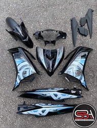 COVERSET HONG LEONG YAMAHA ( HLY ) / VELOZI / M SEKI LC LC135 V2 V3 V4 V5 V6 V7 BIRU BATIK HITAM SMO