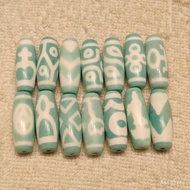 Diy Old Material Color Beads Penetration Men Women Glossy Pendant Taiwan Floating Blue White Core Pr