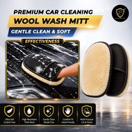 【CP CAR Detailer】Car Wool Wash Mitt Anti-Scratch Multifunction Wash Mitt Car Wash Accessories