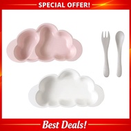 【Direct From Japan】10mois (Dimoi) mamamanma (Mama Mamma) Plate Set Pink 18151006【Yumeno Japan】