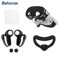 Silicone Protective Case Set For Oculus Quest 3s Glasses Controller Grip Protective Cover  Headset F