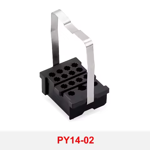 ENMG PCB Mount Relay Socket Base PT08-0 PT14-02 PY14-02 8-Pin 14-Pin Solder Type Relay Holder for In