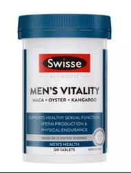 Swisse Men's Vitality Maca Oyster Kangaroo 男士活力雄風片120粒	9311770605823