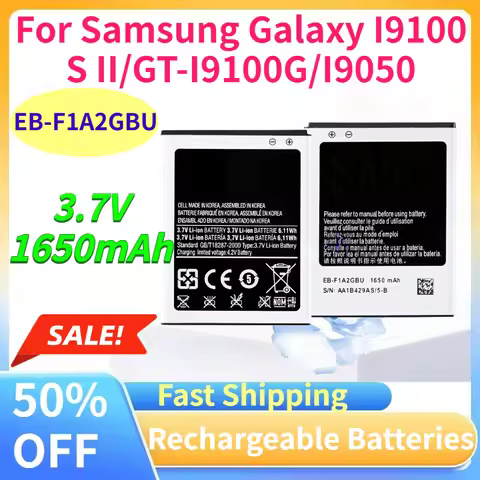 EB-F1A2GBU 1650mAh Replaceable Battery for Samsung Galaxy I9100 S II/GT-I9100G/I9050 3.7v 6.11wh Mob