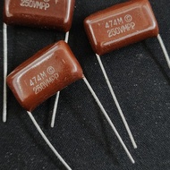 Mylar Capacitor or Milar Capacitor 474M 474 0.47uF 250V - Price per 3 pcs