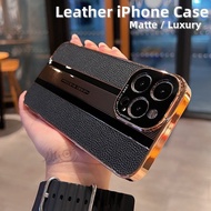 Leather Mobile Phone Case High Quality 8 Colors Business Style For Iphone 14 13 Pro Max 14pro 13pro