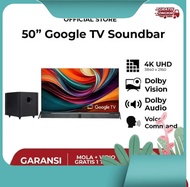 TRADE IN - POLYTRON 4K UHD Smart Cinemax Soundbar Google TV 50 Inch PLD 50BUG5058