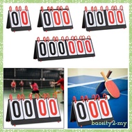 [BaositybbMY] Scoreboard Score Counter Multisport Scoreboard Flip Scoreboard Tennis Badminton Ball S