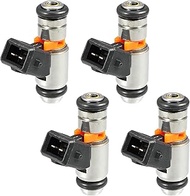 X AUTOHAUX 4 Pcs IWP127 2N1U9F593JA Fuel Injector for Ford KA Hatchback 1.6L 1996-2008 for Ford Stre