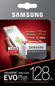 三星 Samsung EVO Plus Micro SD SDXC Memory Card 記憶卡 128GB