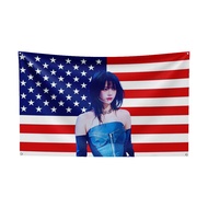 AMERICAN FLAG!! AESPA VERSION AESPA ALL MEMBERS/ AMERICAN FLAG IDOL/ CLOTH POSTER [CUSTOMIZED]