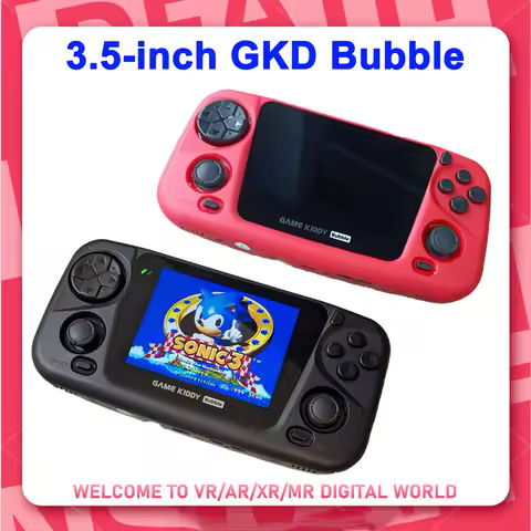 3.5-inch Game Kiddy Bubble Game Console GKD Bubble for SEGA MD 32X SFC/PCE/GG/SMS/Arade / Atari 2600