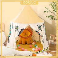 [Kokiya] Kids Play Tent Playroom Foldable Best Gift Teepee Castle Tent Princess Castle Playhouse Tent for Parks Carnivals Playgrounds