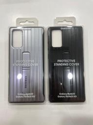 【全新原廠公司貨】 Samsung Galaxy Note20立架式保護皮套 黑/銀