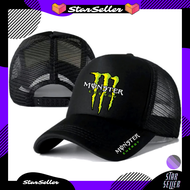 StarsSeller Topi Trucker MONSTER ENERGY Premium - Topi Pria Dewasa - Topi Pria Original Asli - Topi
