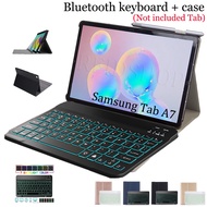Galaxy Tab A7 Keyboard Case For Samsung Galaxy Tab S6 lite 2022 S7 S8 A7 lite A8 2021 Leather Case W