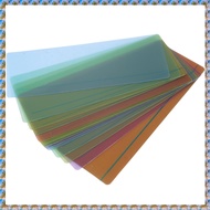 (BXGO) 16 Pieces Guided Reading Highlight Strips Colored Overlays Bookmark Reading Tracking Rulers w