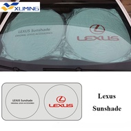 XM-Lexus Sun Shade Windshield Sunshade UV Protect Car Cover ES240 ES250 RS250 ES350 RX 200T RX270 RX350  GS250 LX570