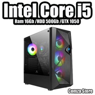 Comza Store คอมพิวเตอร์ Core-i5 /GTX 1050 /Ram 16Gb /Hdd 500Gb พร้อมใช้งาน พร้อมจัดส่งด่วน Case COOL