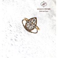 0.23CT LADIES DIAMOND RING-18K GOLD DIAMOND RING-18K GOLD FANCY DIAMOND RING-18K GOLD FANCY LADIES D