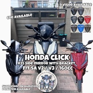 Honda Click 125i / 150i Side mirror with bracket visor set