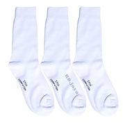 3 PASANG KAOS KAKI SEKOLAH PUTIH POLOS COMPUTER # KOS KAKI PUTIH PANJANG SD SMP SMA