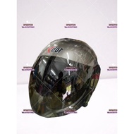 XDOT G518 Helmet Siap Visor Tinted