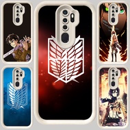M-112 Attack on Titan White Casing for OPPO A5 A39 A9 2020 Reno 2Z A37 2F F11 A83 Pro