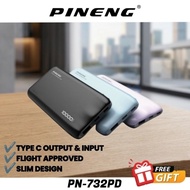 PINENG PN732 POWER BANK 10000MAH 2.4A DUAL INPUT/OUTPUT WITH LITHIUM POLYMER / LIGHT INDICATOR DISPL