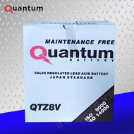 QUANTUM Motorcycle Battery QTZ8V ( YTX7L-BS ) Maintenance Free